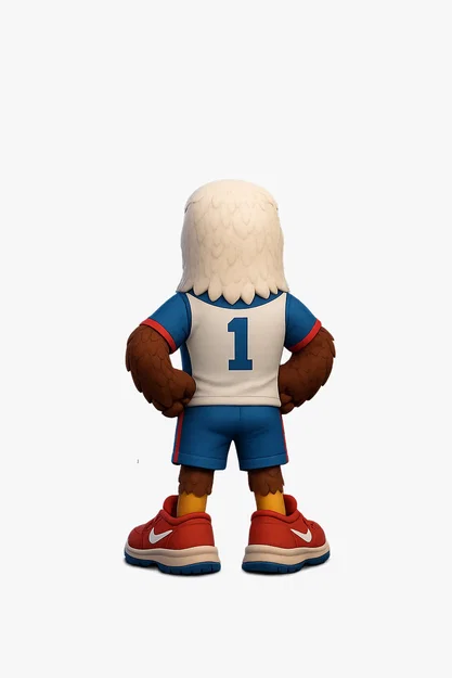 Mô hình linh vật đại bàng Java 3D (Mascota JAVA) độc đáo - Image 1