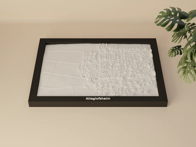 Mô hình địa hình 3D Alteglofsheim, Đức - Image 4