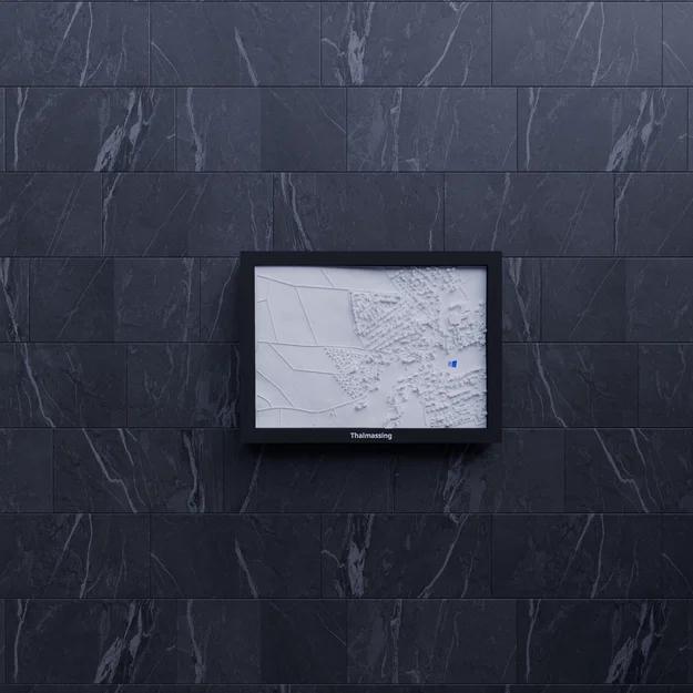 Thalmassing, Đức - Mô hình địa hình 3D thu nhỏ - Image 8