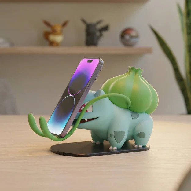 Đế giữ điện thoại Bulbasaur - Nhận hơn 300 mô hình trên PATREON - Image 1