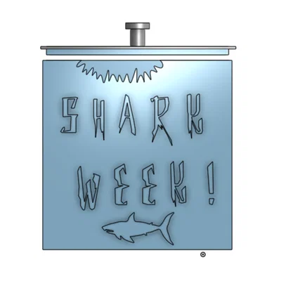 Hộp đựng đồ cá nhân Shark Week phong cách cho nữ