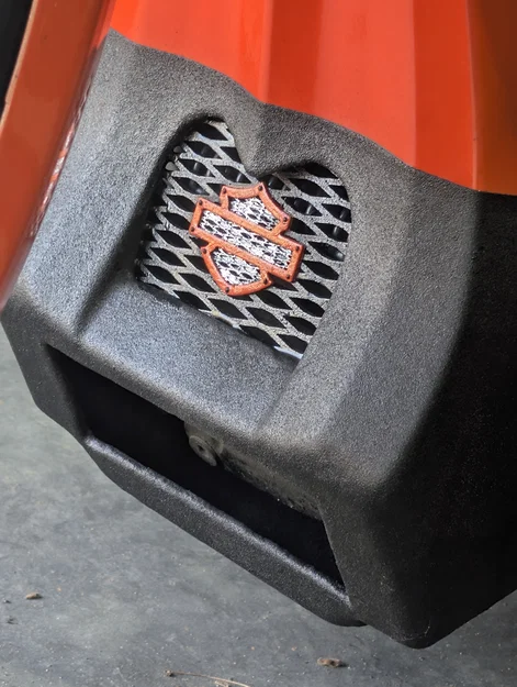 Phụ kiện lưới trang trí Harley Davidson Bar and Shield in 3D - Image 1