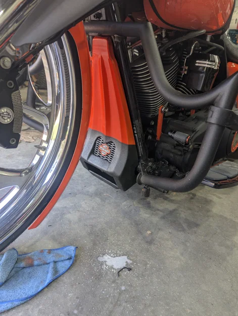 Phụ kiện lưới trang trí Harley Davidson Bar and Shield in 3D - Image 2