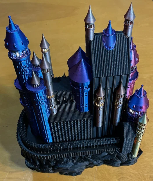 Mô hình Lâu đài Cổ tích Phát sáng Fantasy Light-up Castle - Image 2