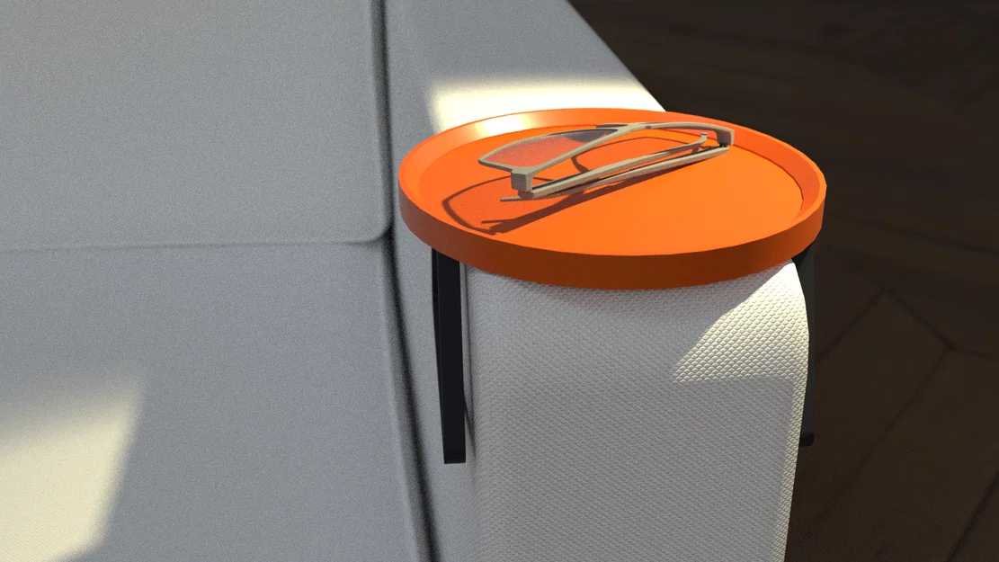 Bàn tay vịn ghế sofa hình tròn – 156 mm - Image 5