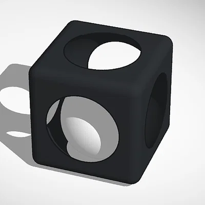 Mô hình 3D quả bóng trong hộp (Ball in a box) in một lần