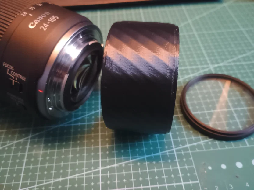 Ngàm đảo đầu ống kính Canon RF macro với ren lọc 58mm - Image 4