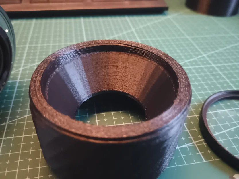 Ngàm đảo đầu ống kính Canon RF macro với ren lọc 58mm - Image 5