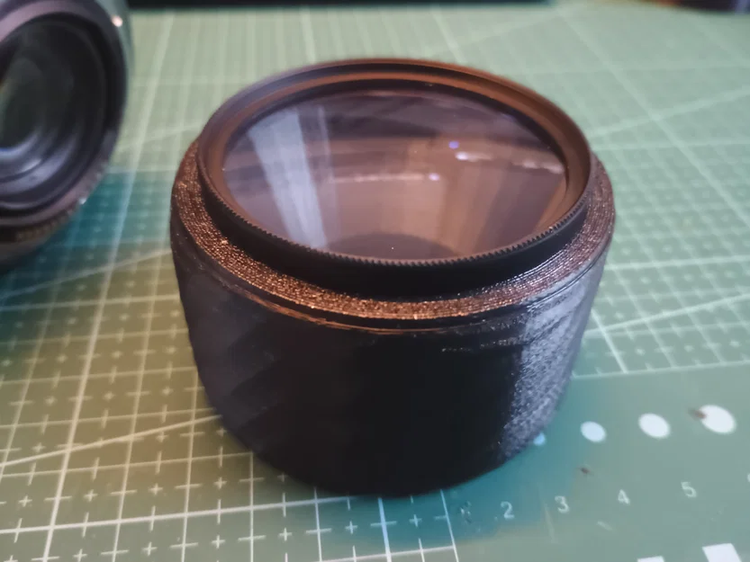 Ngàm đảo đầu ống kính Canon RF macro với ren lọc 58mm - Image 6