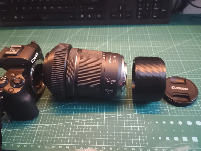 Ngàm đảo đầu ống kính Canon RF macro với ren lọc 58mm - Image 10