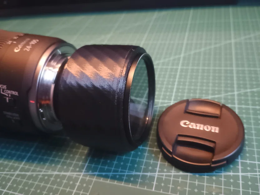Ngàm đảo đầu ống kính Canon RF macro với ren lọc 58mm - Image 11