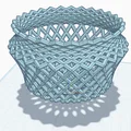 Mẫu giỏ đựng đồ thiết kế đan lưới 3D nghệ thuật bắt mắt - Thumbnail 1