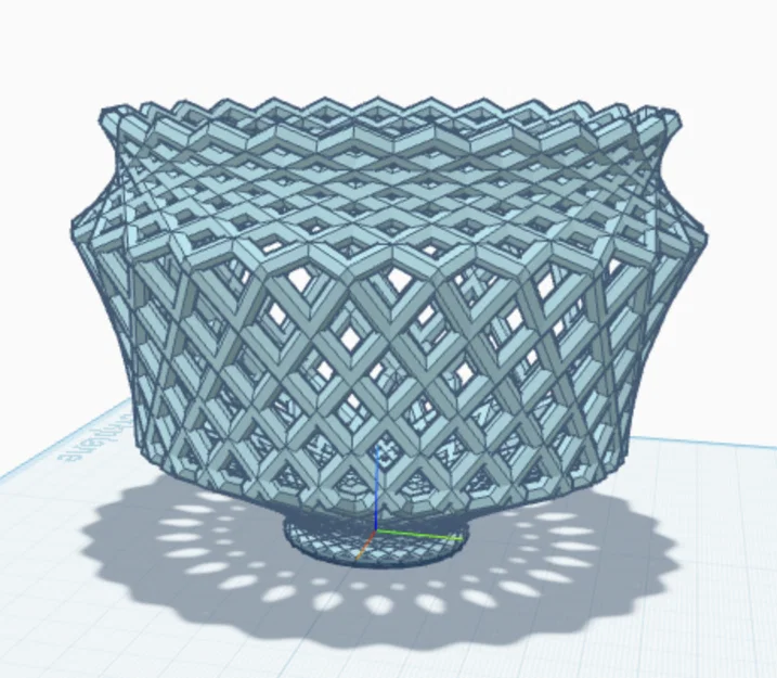 Mẫu giỏ đựng đồ thiết kế đan lưới 3D nghệ thuật bắt mắt - Image 2