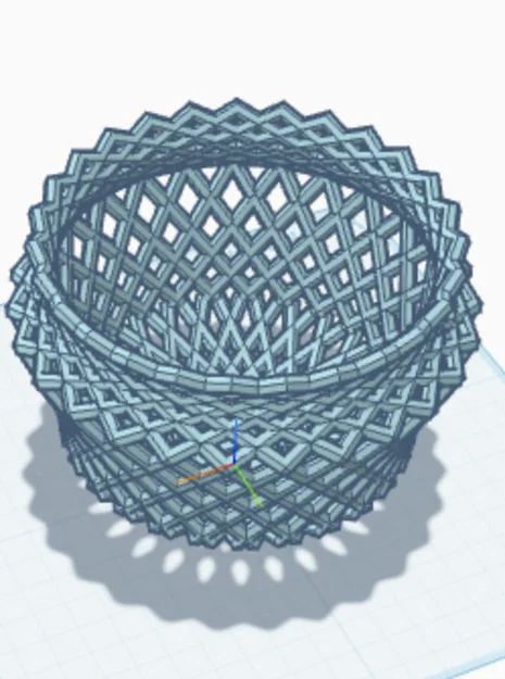 Mẫu giỏ đựng đồ thiết kế đan lưới 3D nghệ thuật bắt mắt - Image 4