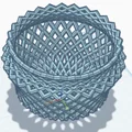 Mẫu giỏ đựng đồ thiết kế đan lưới 3D nghệ thuật bắt mắt - Thumbnail 4