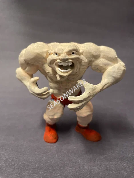 Tiny - Mô hình võ sĩ Clay Fighter cổ điển - Image 1