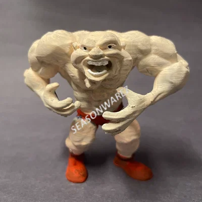 Tiny - Mô hình võ sĩ Clay Fighter cổ điển