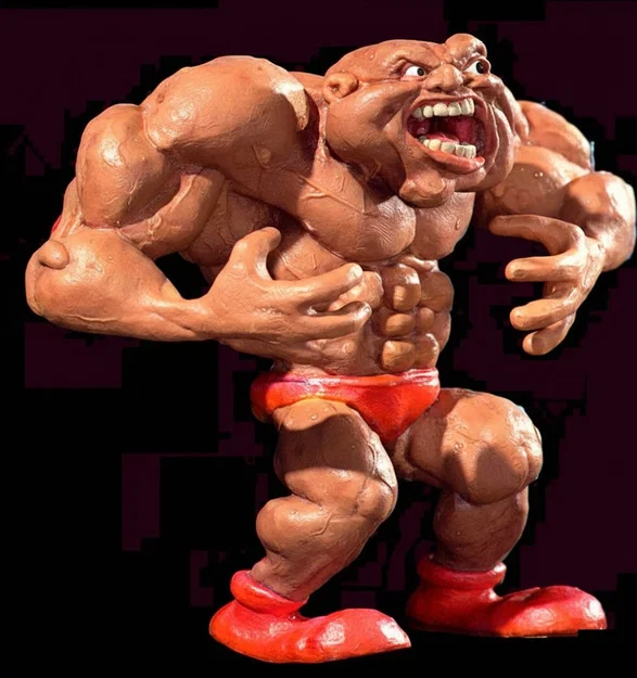 Tiny - Mô hình võ sĩ Clay Fighter cổ điển - Image 4