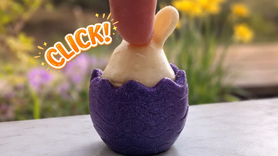 Easter Bunny Clicker (Đồ chơi chú thỏ bấm switch) - Image 1