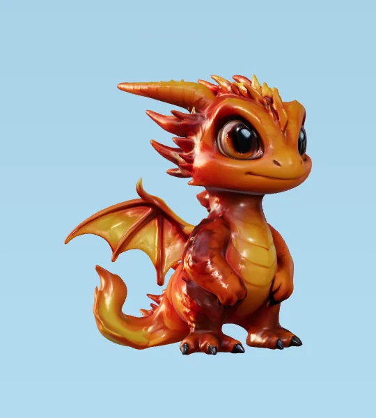 Baby Dragon - Mô hình rồng con dễ thương - Image 2