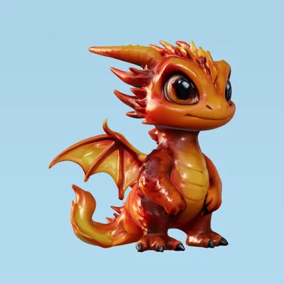 Baby Dragon - Mô hình rồng con dễ thương