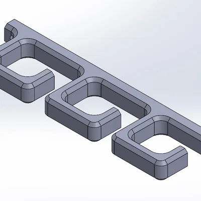 Bộ giá treo cần câu gắn trần 3D tiện lợi cho nhà câu cá