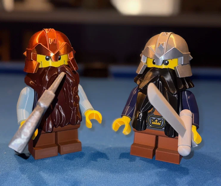 Fantasy Era Dwarf Brick MegaFigures (Tỉ lệ 5:1) - Image 1