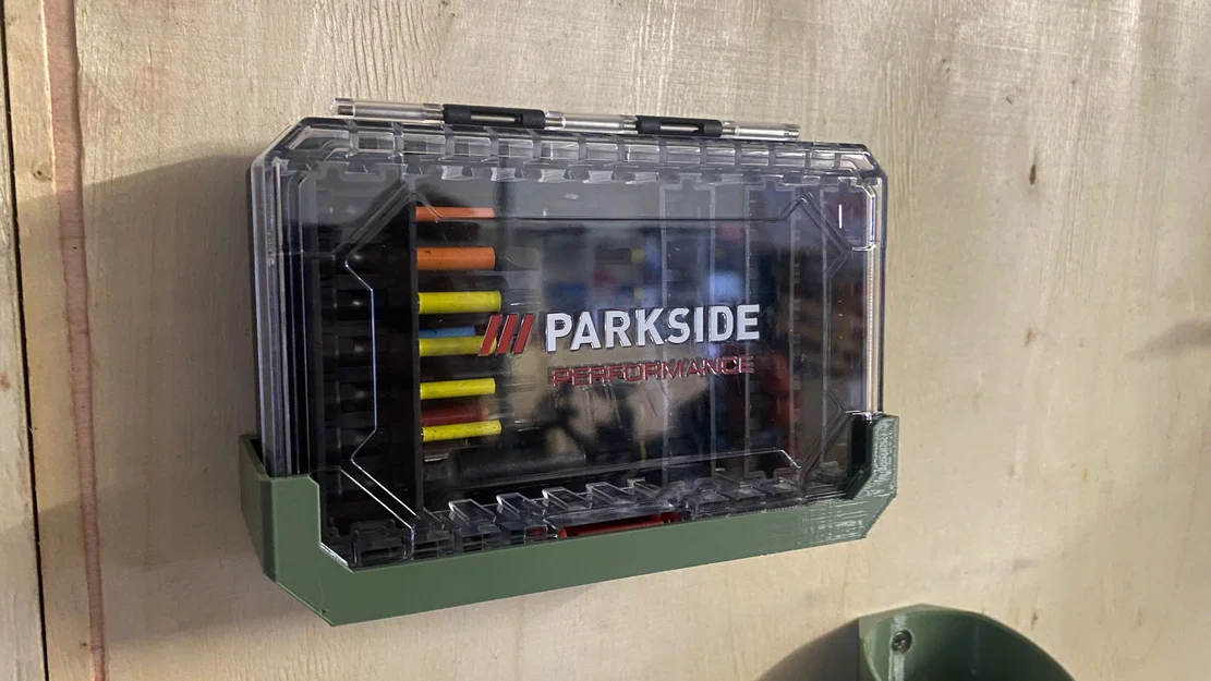 Giá treo tường cho hộp đầu vít Parkside Performance tiện lợi - Image 1