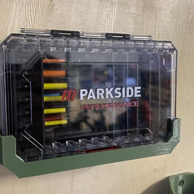 Giá treo tường cho hộp đầu vít Parkside Performance tiện lợi
