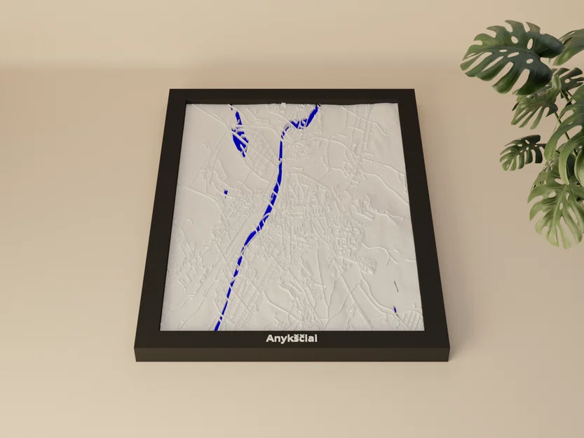 Anykščiai, Lithuania - Mô hình thu nhỏ 3D - Image 1