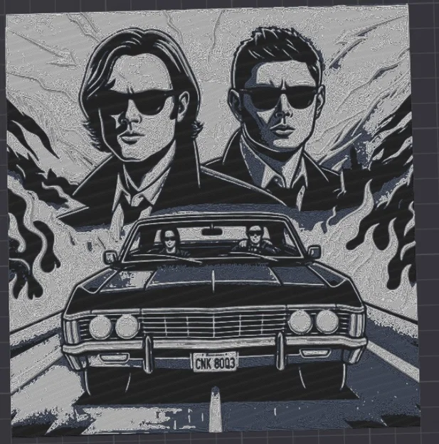 Mô hình hai anh em Sam và Dean Winchester trong phim Supernatural - Image 3