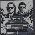 Mô hình hai anh em Sam và Dean Winchester trong phim Supernatural - Thumbnail 3