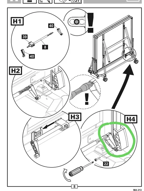 Donic Outdoor Roller - Linh kiện thay thế - Image 4