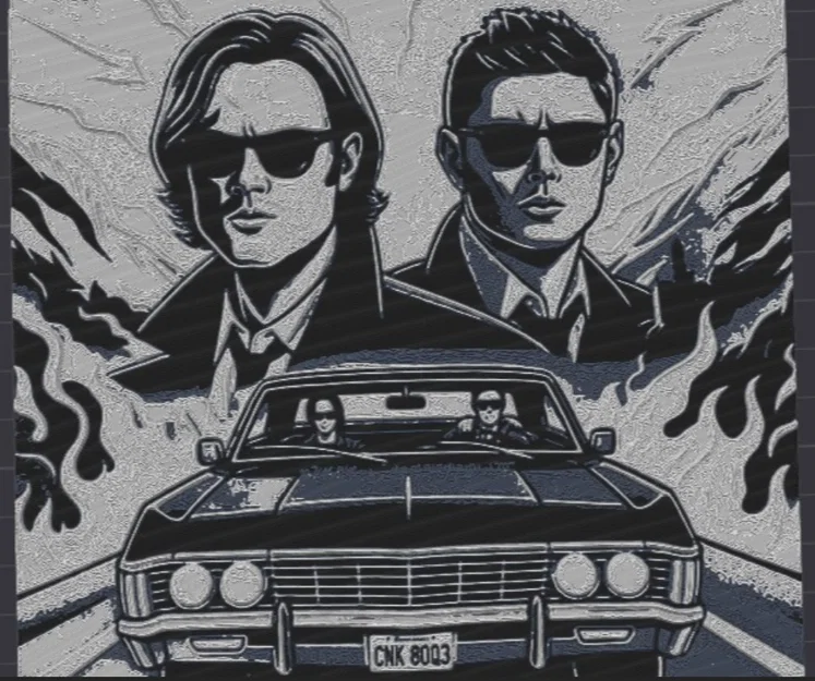 Mô hình hai anh em Sam và Dean Winchester trong phim Supernatural - Image 5