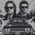 Mô hình hai anh em Sam và Dean Winchester trong phim Supernatural - Thumbnail 5