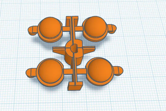 Bộ nút bấm thay thế cho đàn Korg M1 và X5D (In 3D) - Image 1