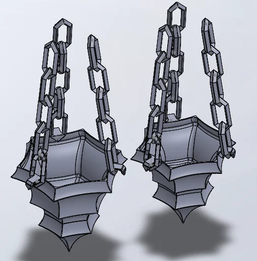 Chậu treo cây phong cách Gothic (Tự tưới nước) - Image 7