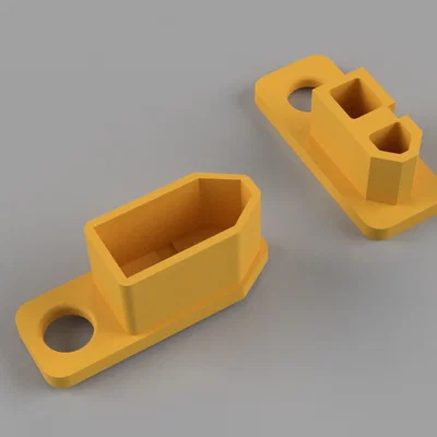 Nắp bảo vệ đầu nối XT60 chống thất lạc (File in 3D)