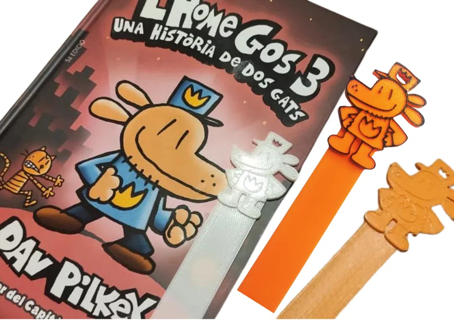 Kẹp sách Dogman (Dogman Bookmark) - Phụ kiện in 3D dễ thương cho fan - Image 1