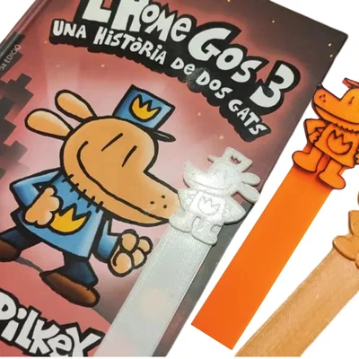 Kẹp sách Dogman (Dogman Bookmark) - Phụ kiện in 3D dễ thương cho fan