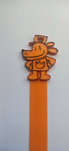 Kẹp sách Dogman (Dogman Bookmark) - Phụ kiện in 3D dễ thương cho fan - Image 2