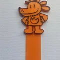 Kẹp sách Dogman (Dogman Bookmark) - Phụ kiện in 3D dễ thương cho fan - Thumbnail 2