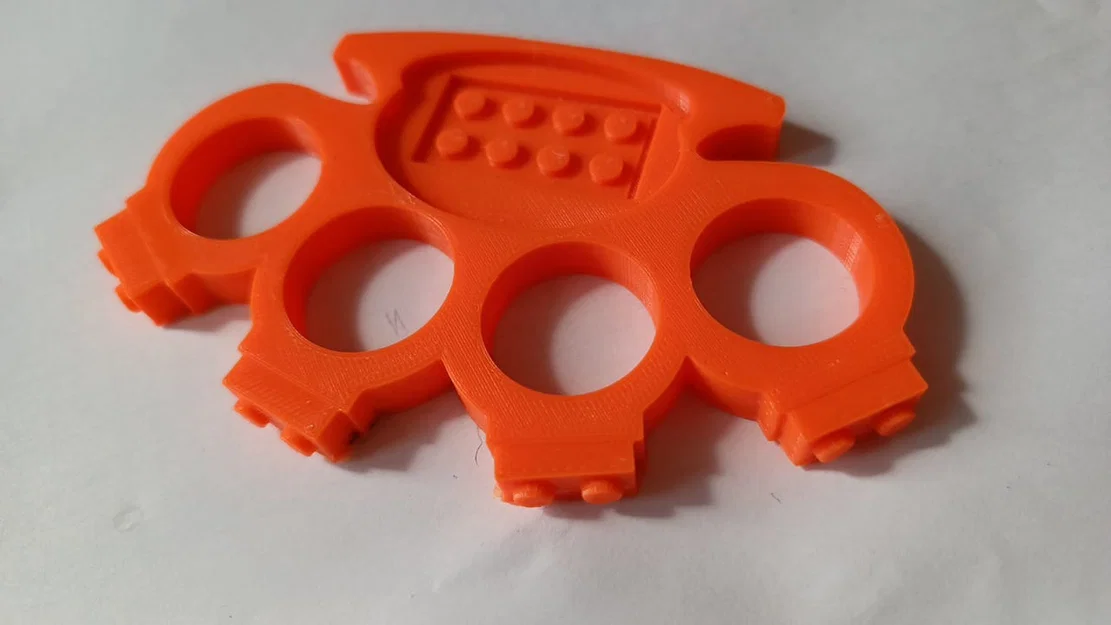 Mô hình trang trí LEGO Knuckle Duster in 3D độc đáo - Image 2