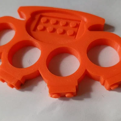 Mô hình trang trí LEGO Knuckle Duster in 3D độc đáo