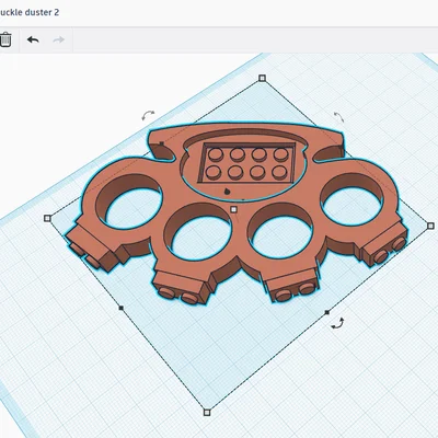Mô hình trang trí LEGO Knuckle Duster in 3D độc đáo