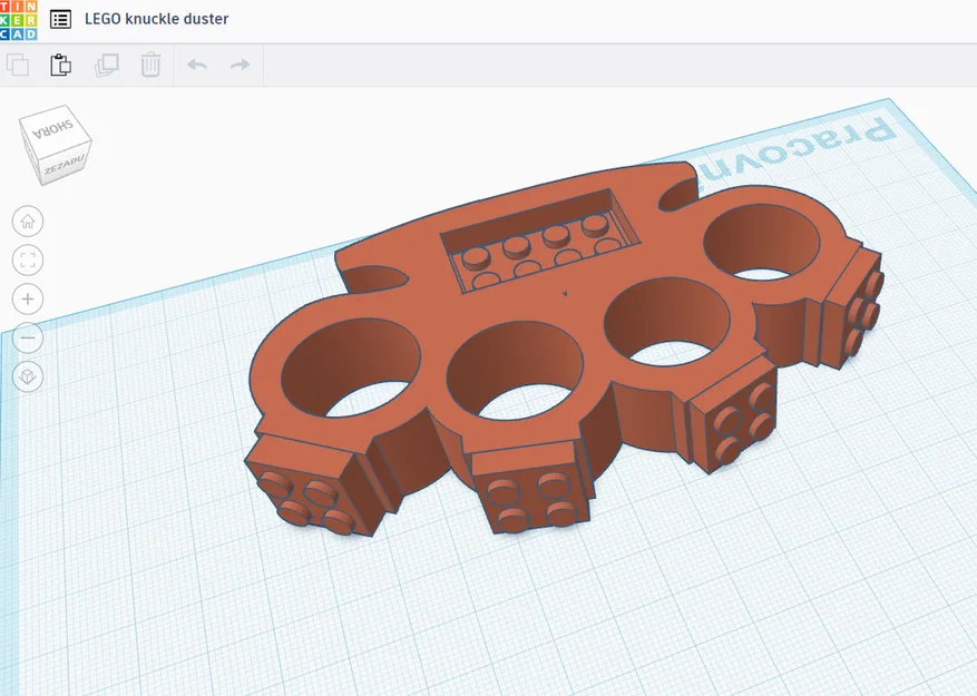 Mô hình trang trí LEGO Knuckle Duster in 3D độc đáo - Image 4