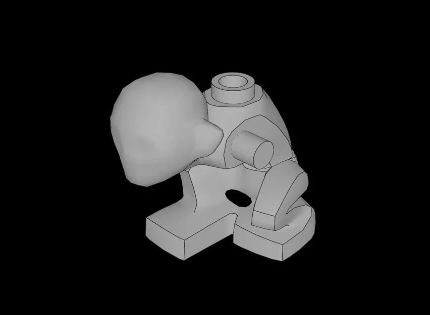 Mô hình nhân vật Gollum tương thích Lego 3D Printing - Image 1