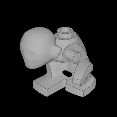 Mô hình nhân vật Gollum tương thích Lego 3D Printing