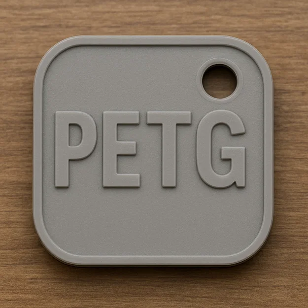 Thẻ ghi chú nhựa PETG – Nhãn dán mẫu sợi in - Image 1