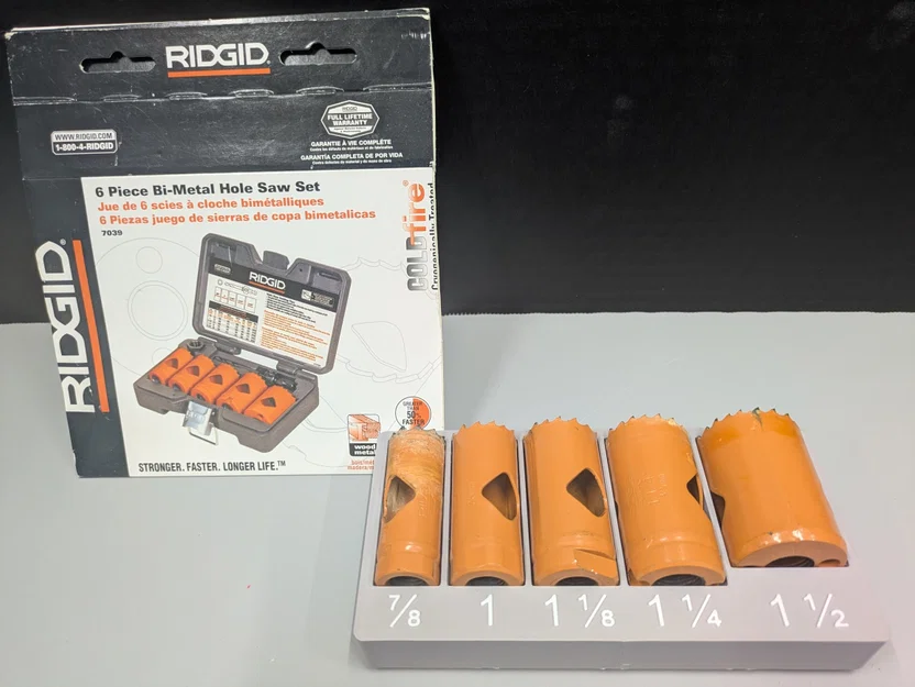 Khay đựng mũi khoét Rigid cho hệ thống Gridfinity - Image 1